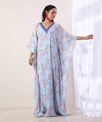 Blue Kaftan (Set Of 2) 5