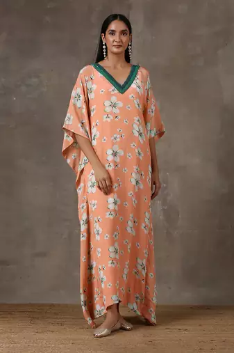 Coral Kaftan (Set Of 2)