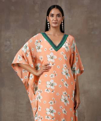 Coral Kaftan (Set Of 2) 4