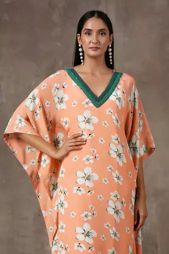 Coral Kaftan (Set Of 2)