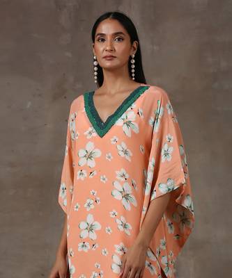 Coral Kaftan (Set Of 2) 5