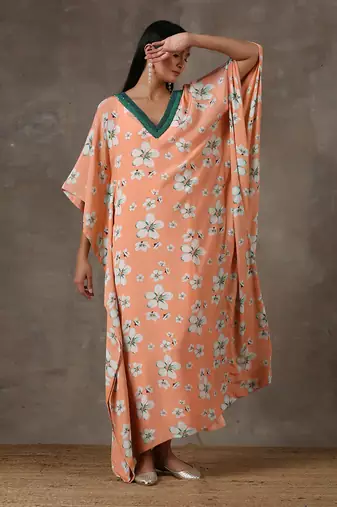 Coral Kaftan (Set Of 2)