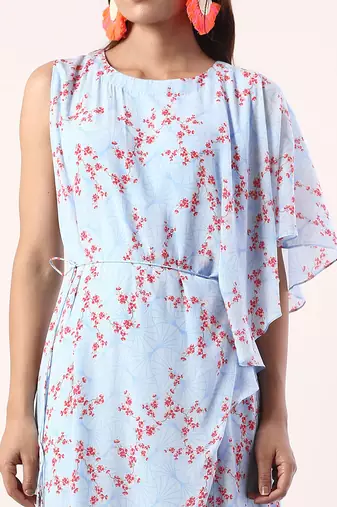 Sky Blue Long Dress