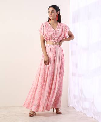Baby Pink Co-Ord Set (Set Of 2) 1