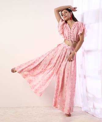 Baby Pink Co-Ord Set (Set Of 2) 2
