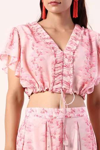 Baby Pink Co-Ord Set (Set Of 2)