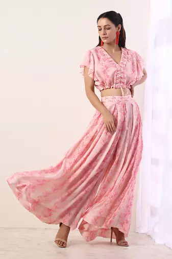 Baby Pink Co-Ord Set (Set Of 2)