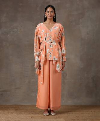 Coral Co-ord Set (Set Of 3) 1