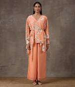 Coral Co-ord Set (Set Of 3)