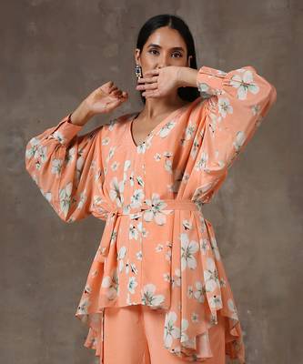 Coral Co-ord Set (Set Of 3) 3