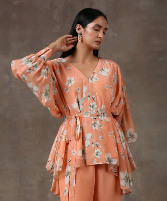Coral Co-ord Set (Set Of 3) 4