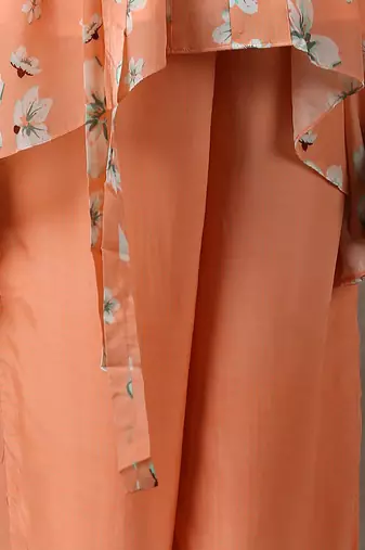 Coral Co-ord Set (Set Of 3)