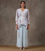 Sky Blue Co-Ord Set (Set Of 3)