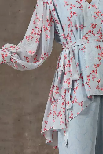 Sky Blue Co-Ord Set (Set Of 3)