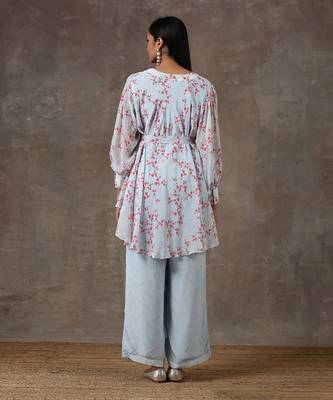 Sky Blue Co-Ord Set (Set Of 3) 8