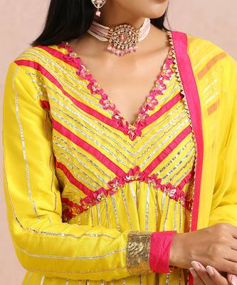 Lime Peplum Set 5