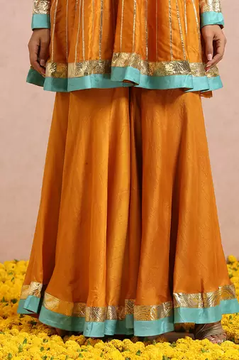 Rust Peplum Set