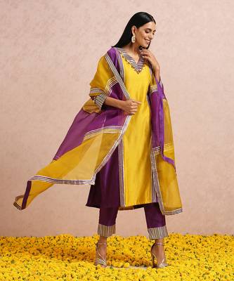 Plum Kurta Set 3