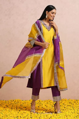 Plum Kurta Set