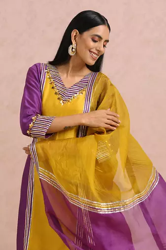 Plum Kurta Set