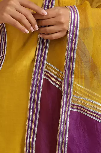 Plum Kurta Set