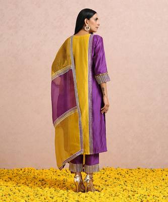 Plum Kurta Set 7