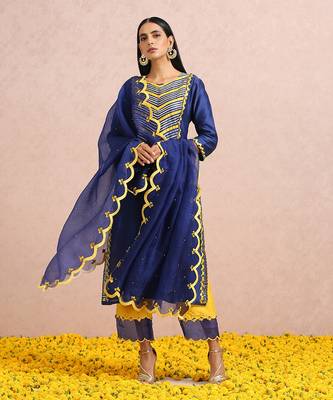 Ink Blue Kurta Set 1