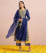 Ink Blue Kurta Set