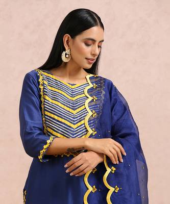 Ink Blue Kurta Set 3