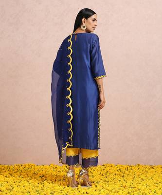 Ink Blue Kurta Set 7