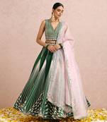 Emerald Green Lehenga 