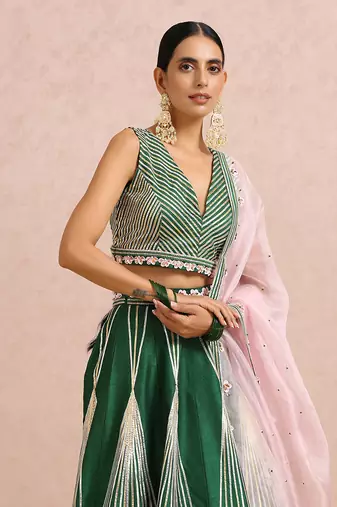 Emerald Green Lehenga 