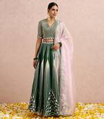 Emerald Green Lehenga Set