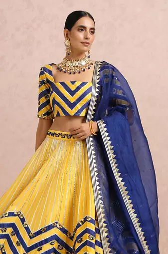 Ink Blue Lehenga