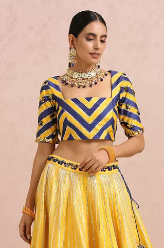 Ink Blue Lehenga