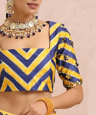 Ink Blue Lehenga 6