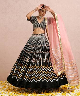 Black Lehenga 1