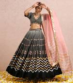 Black Lehenga