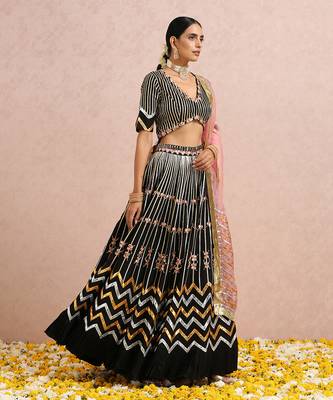 Black Lehenga 2