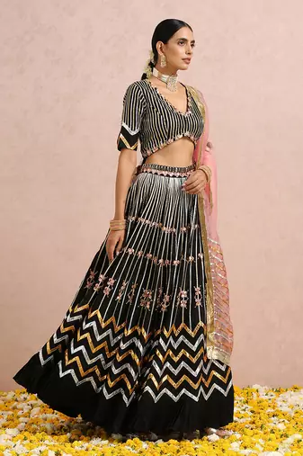 Black Lehenga