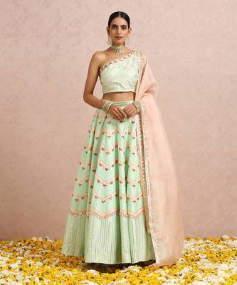 Mint Green Lehenga  2