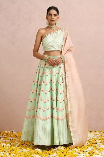 Mint Green Lehenga 