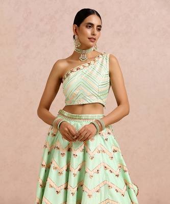 Mint Green Lehenga  5