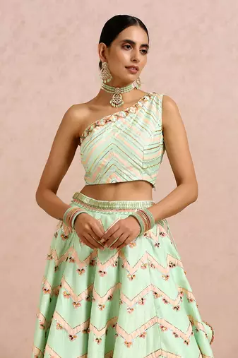 Mint Green Lehenga 