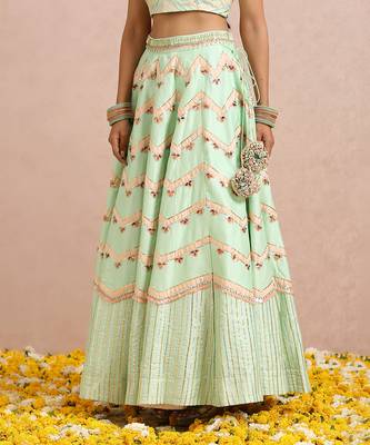 Mint Green Lehenga  6