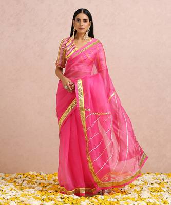 Fuschia Saree 2
