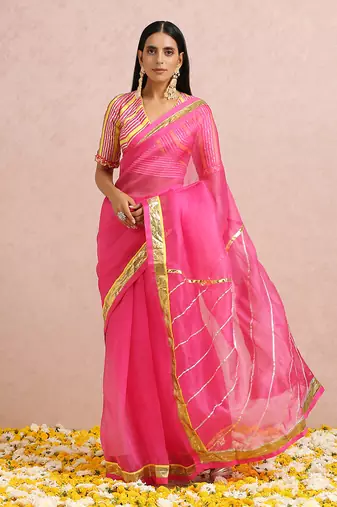 Fuschia Saree