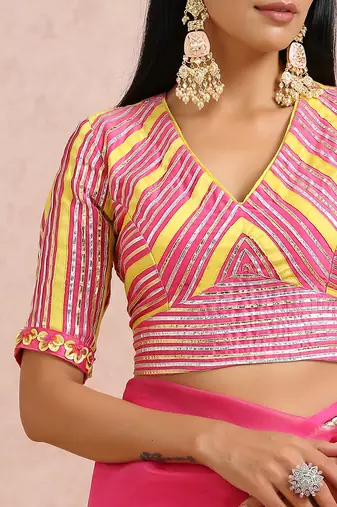 Fuschia Saree