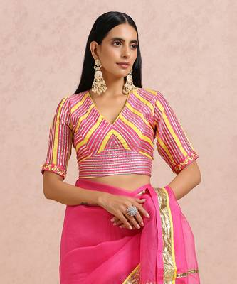 Fuschia Saree 4