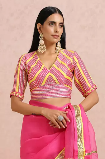Fuschia Saree